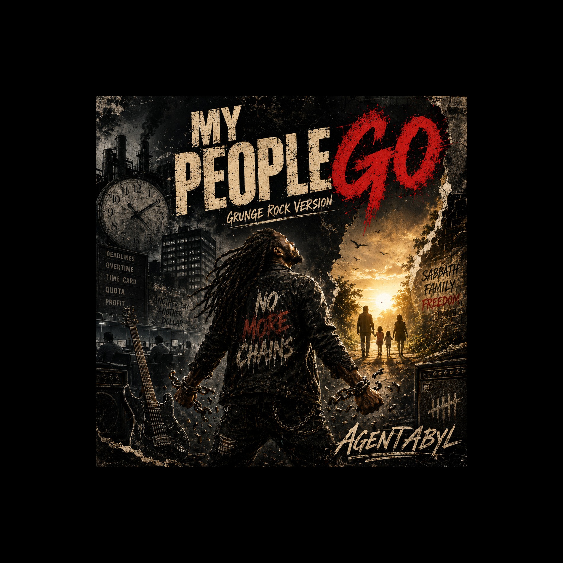 🎸 LET MY PEOPLE GO (Grunge Rock Version) 🎸
