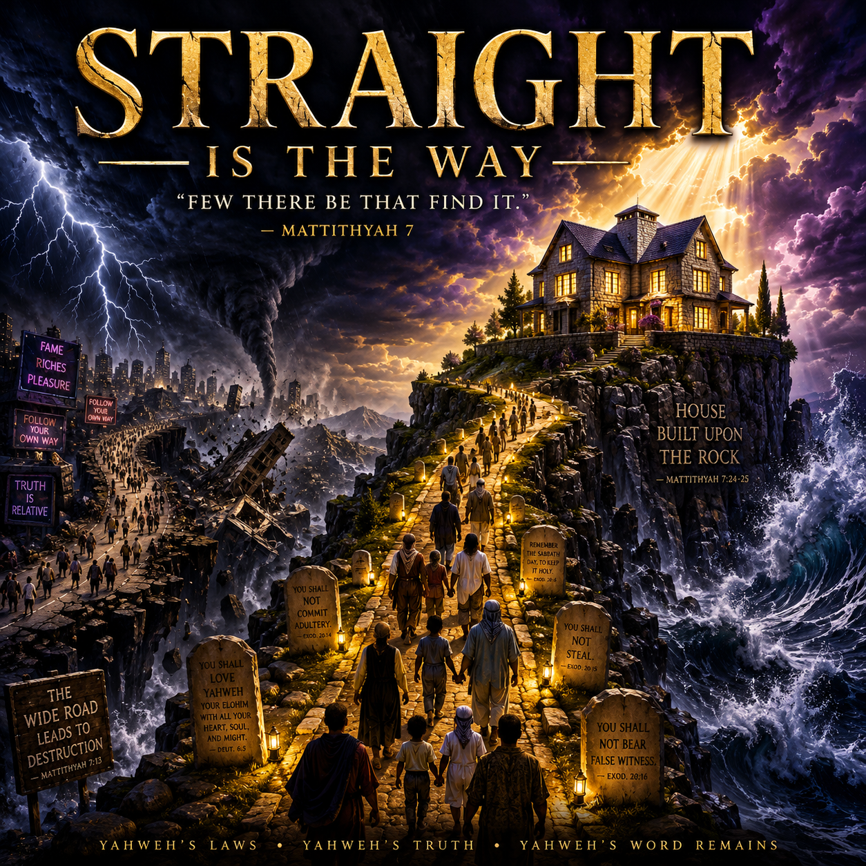 Straight is the way