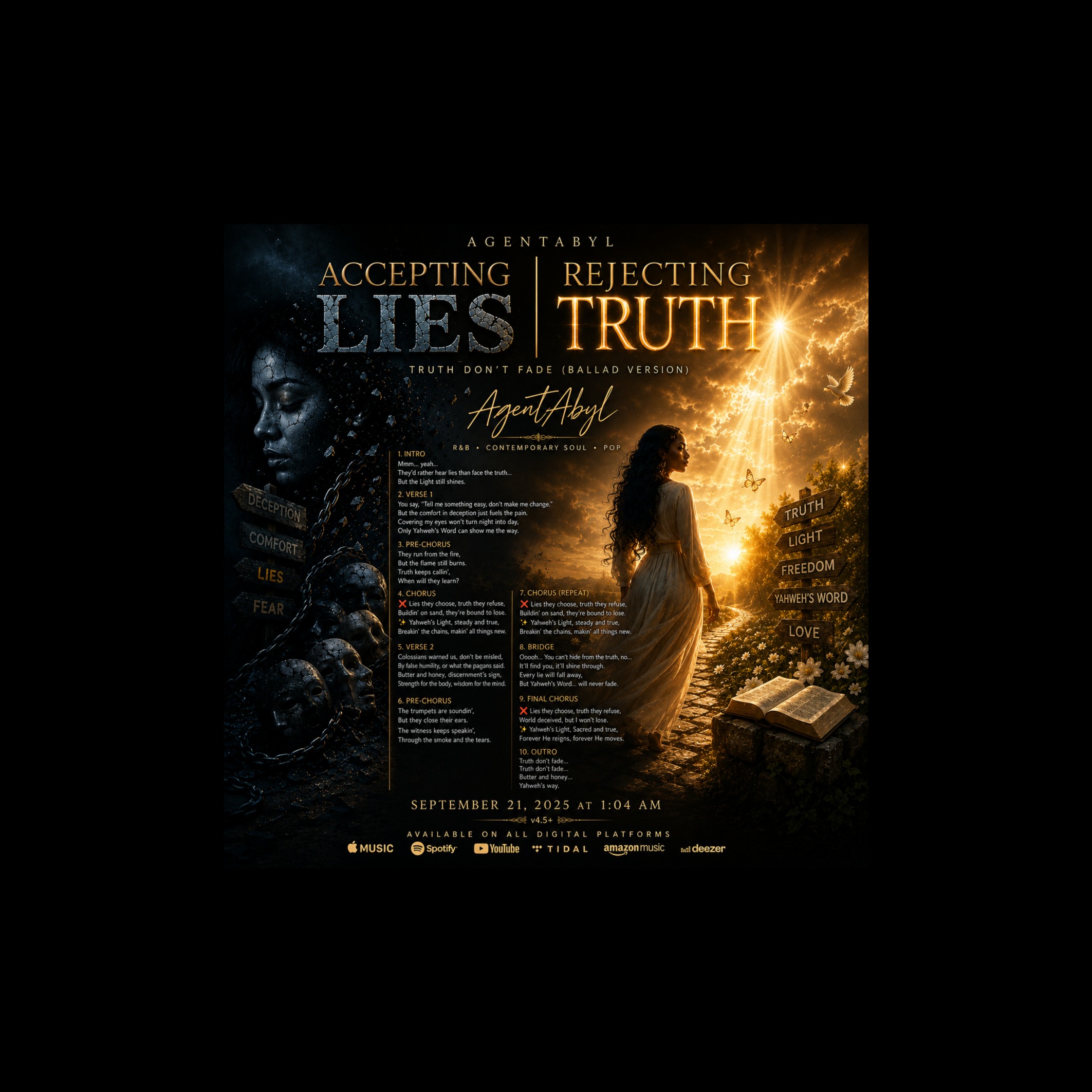 🎶 Accepting Lies (Rejecting Truth)🎶 Truth Don’t Fade (Ballad)